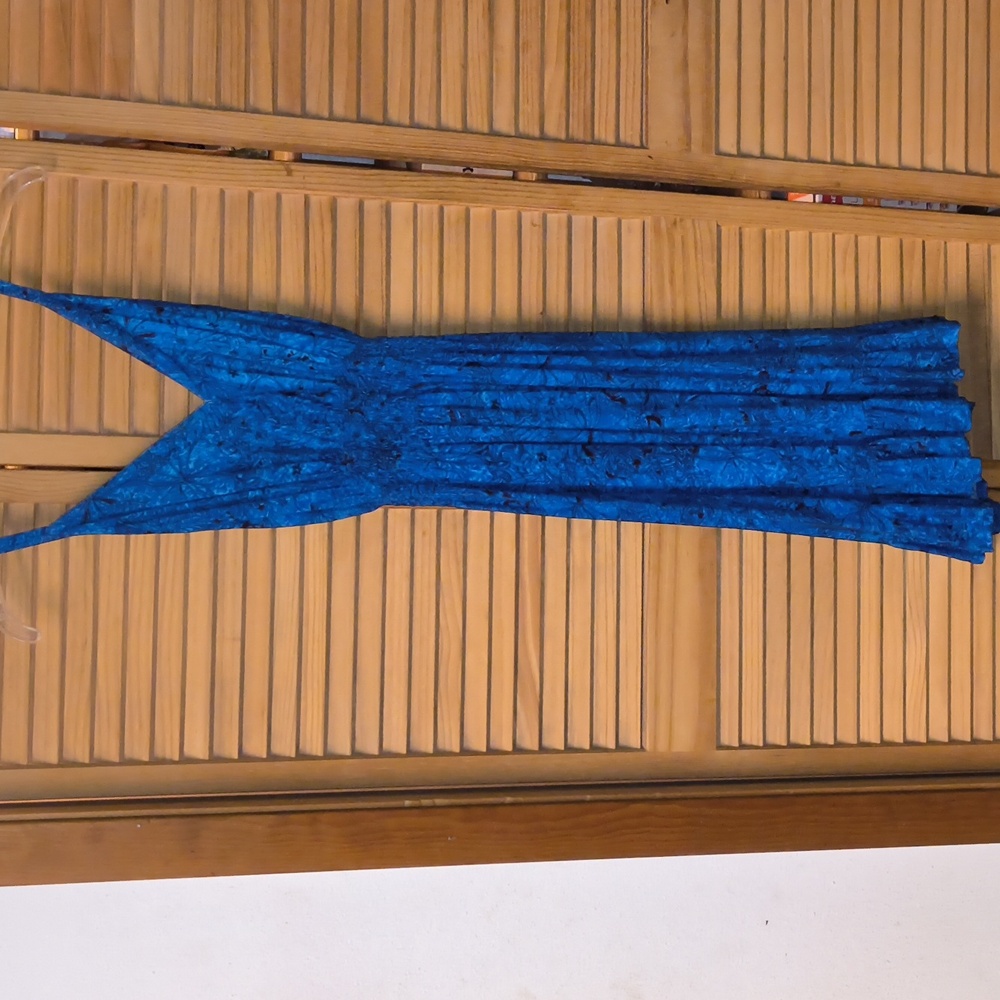 Tropical Group-Hawaiian Fashion Brand Women's Royal Blue Summer Dress-NWOT